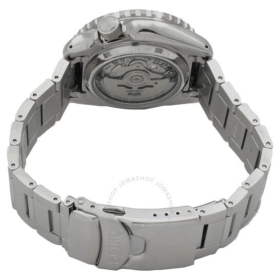 Seiko 5 Sport Automatic SKX Series Black Dial Silver Steel Strap Watch for Men - SRPK99K1 - Image 8